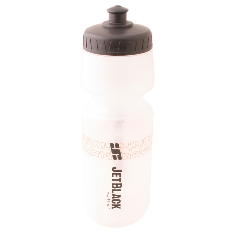 Jet Black Plastic Drink Bottle Clear