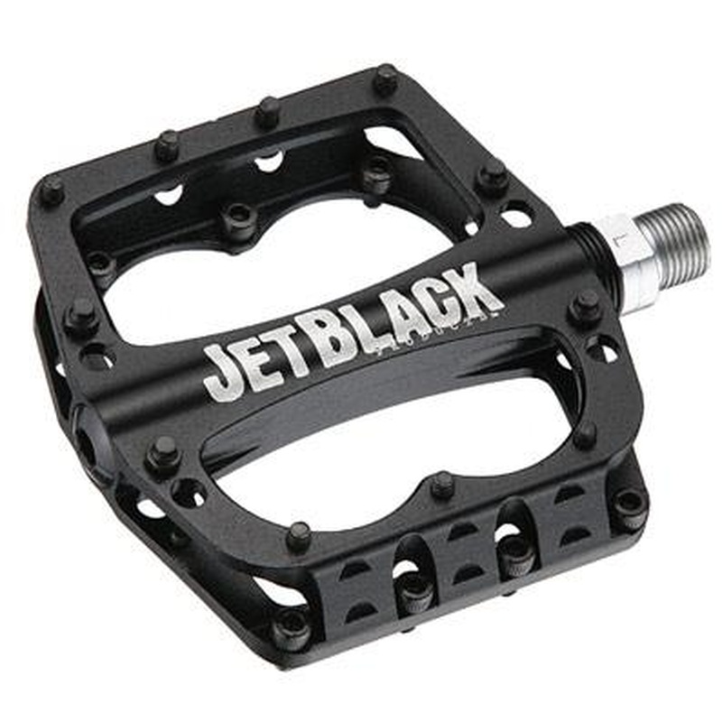 Jet Black Superlight Flat MTB/BMX Pedal Black