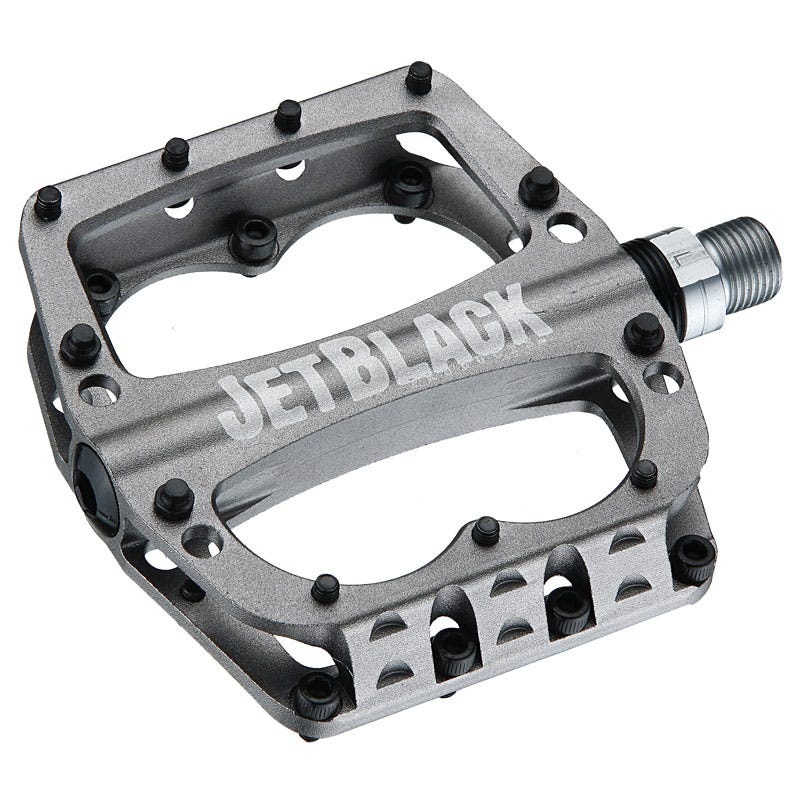 Jet Black Superlight Flat Pedal | MTB/BMX (Grey)