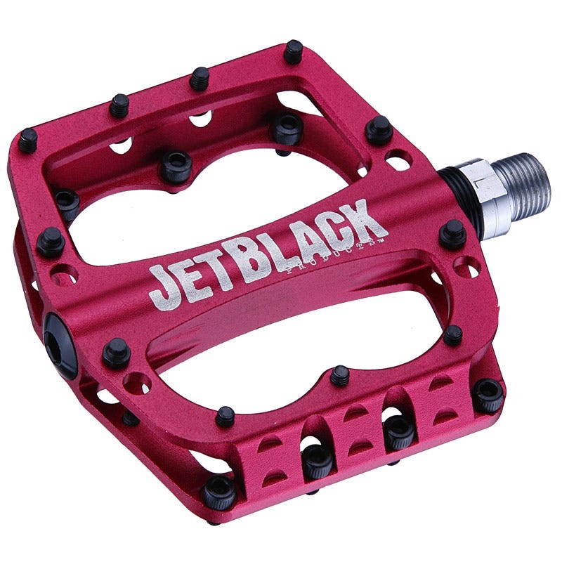 Jet Black Superlight MTB Pedal Sealed Red