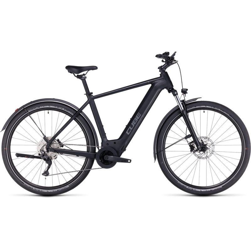 Cube Nuride Hybrid Pro 625 Allroad Electric Hybrid Bike Black n Metal