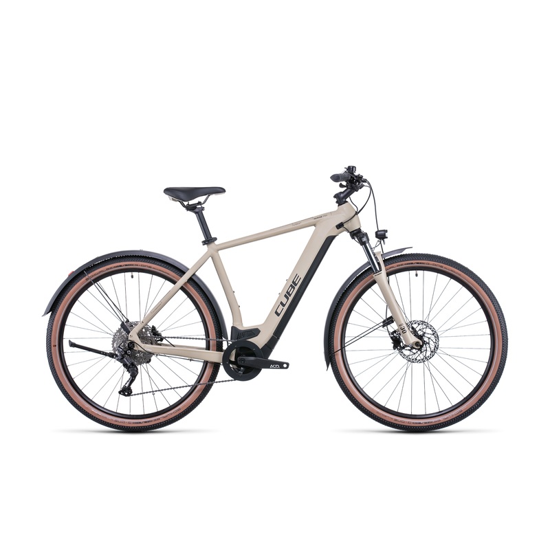 Cube Nuride Hybrid Pro 625 Allroad Electric Hybrid Bike Desert 'n' Black