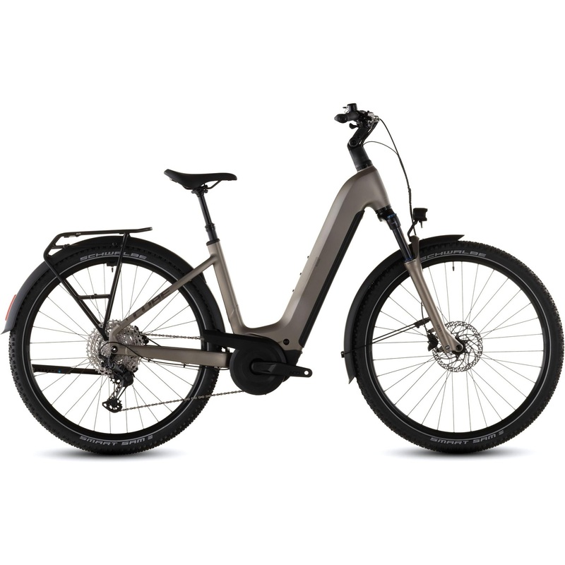 Cube Nuride Hybrid Pro Easy Entry 600 Electric Hybrid Bike Flashstone'n'Chrome