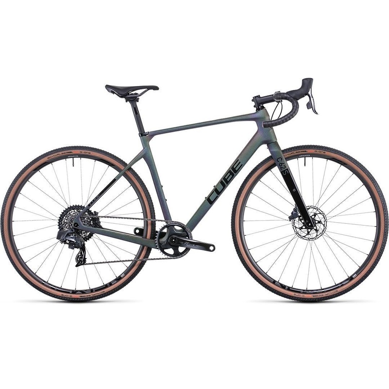 Cube Nuroad C:62 SLT Gravel Bike Flat Prizmblack 'n' Black