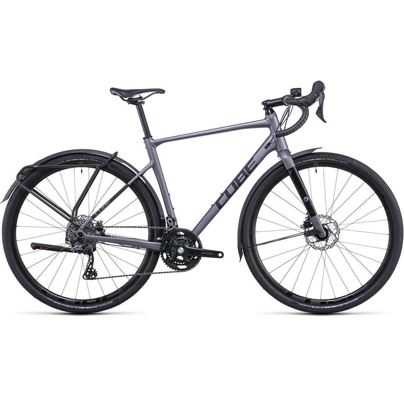 Cube Nuroad Race FE Gravel Bike Grey 'n' Black