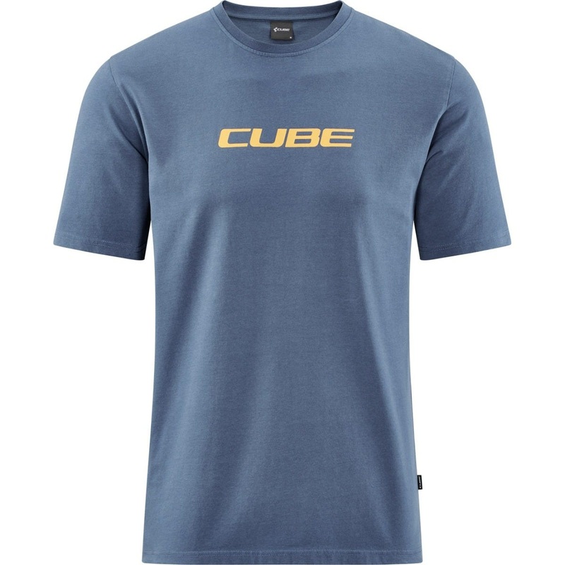 Cube Organic Mountains T-Shirt Dark Blue