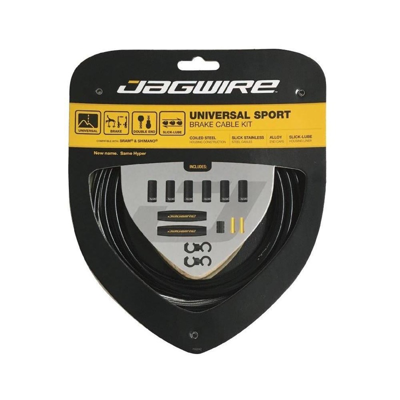 Jagwire Sport Brake Cable Universal Kit Inner & Outer Housing Black