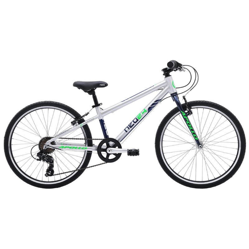 Neo Kids 24 7-Speed Brushed Alloy Green