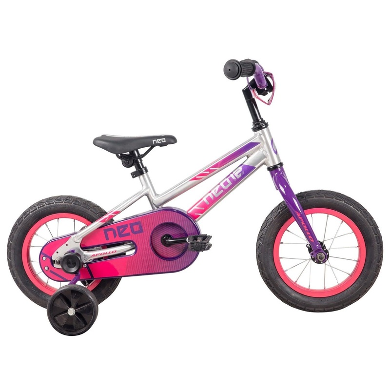 Neo Kids Bike 12 Brushed Alloy Purple/Pink Fade