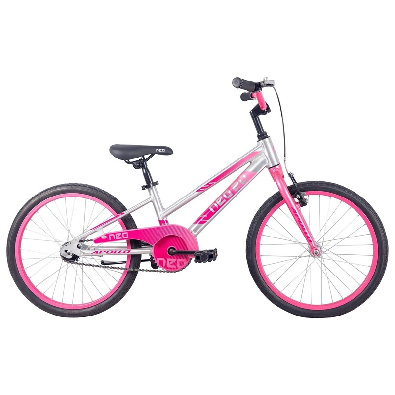 Neo+ Kids Bike 20'' Brushed Alloy Pink/Dark Pink Fade