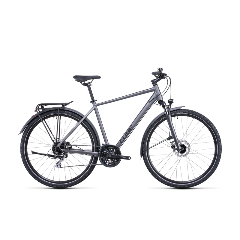 Cube Nature All Road Hybrid Bike Graphite Black