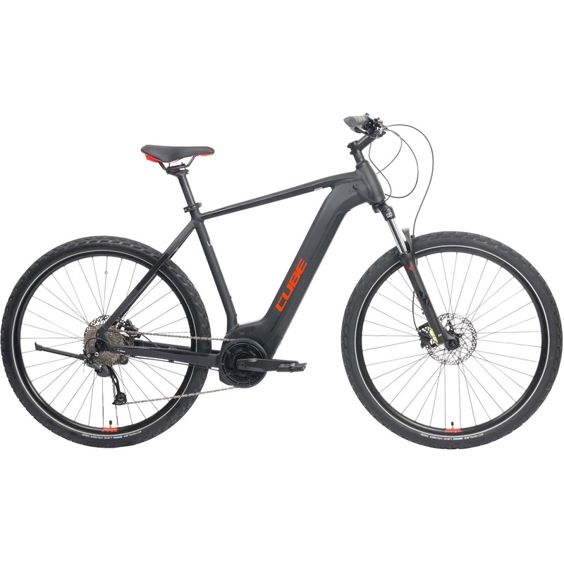 Cube Nature Hybrid ONE 400 Electric Hybrid Bike Black/Red