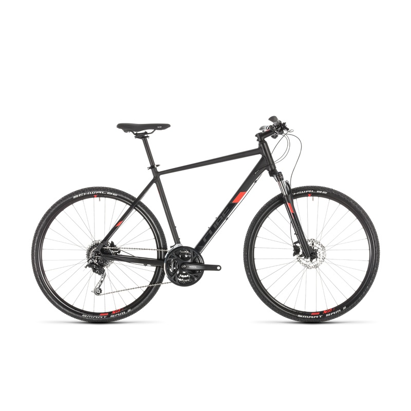 Cube Nature Pro Hybrid Bike Black/Red (2019)