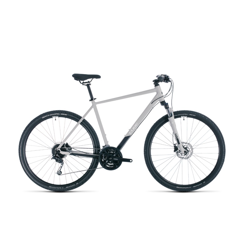Cube Nature Pro Hybrid Bike Grey/White (2020)