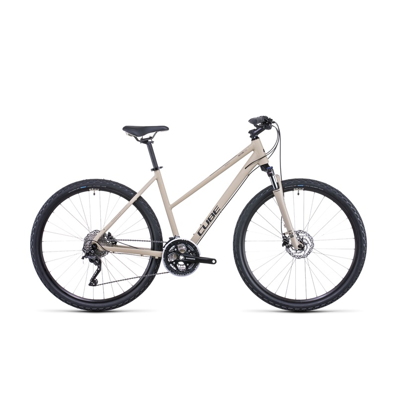 Cube Nature Pro Trapeze Hybrid Bike Desert Black