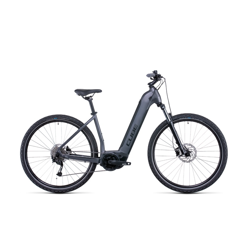 Cube Nuride Hybrid Performance 400 EasyEntry Electric Hybrid Bike Graphite/Black