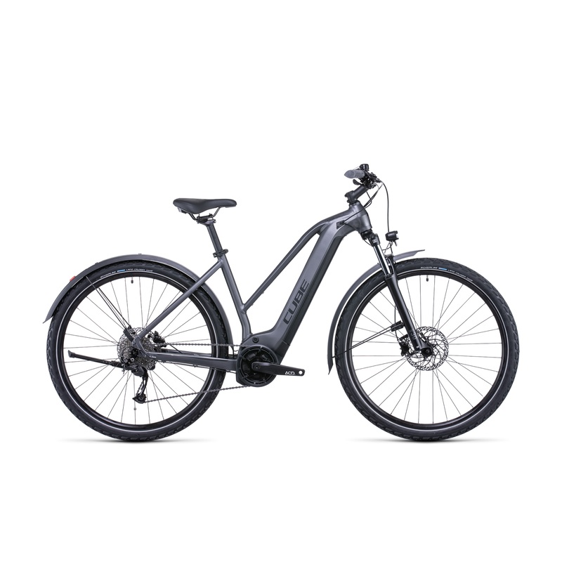 Cube Nuride Hybrid Performance 500 Allroad Trapeze Electric Hybrid Bike Graphite 'n' Black
