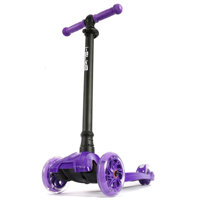 I-Glide with Lights Kids Scooter Purple