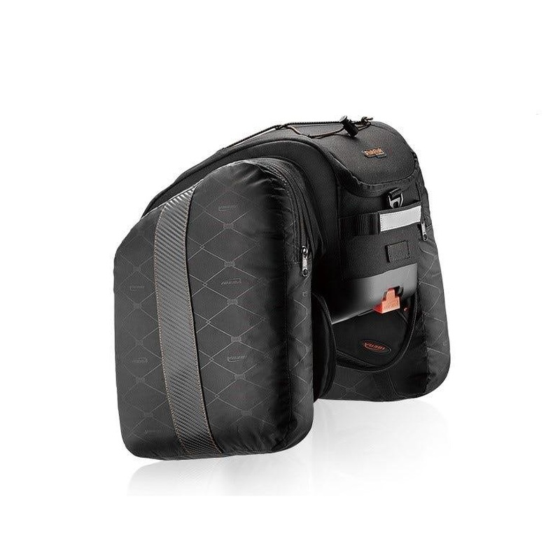 Ibera Pak Rak Multi Mount Expandable Pannier Bag 21L Black