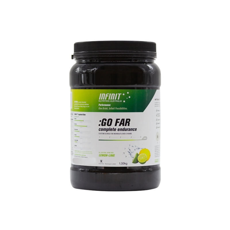 Infinit Nutrtition GO FAR Electrolyte & Carbohydrate Powder Lemon/Lime