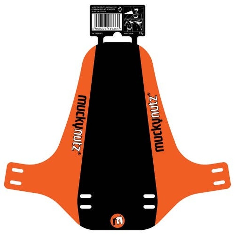Mucky Nutz Face Front Mudguard Black/Orange