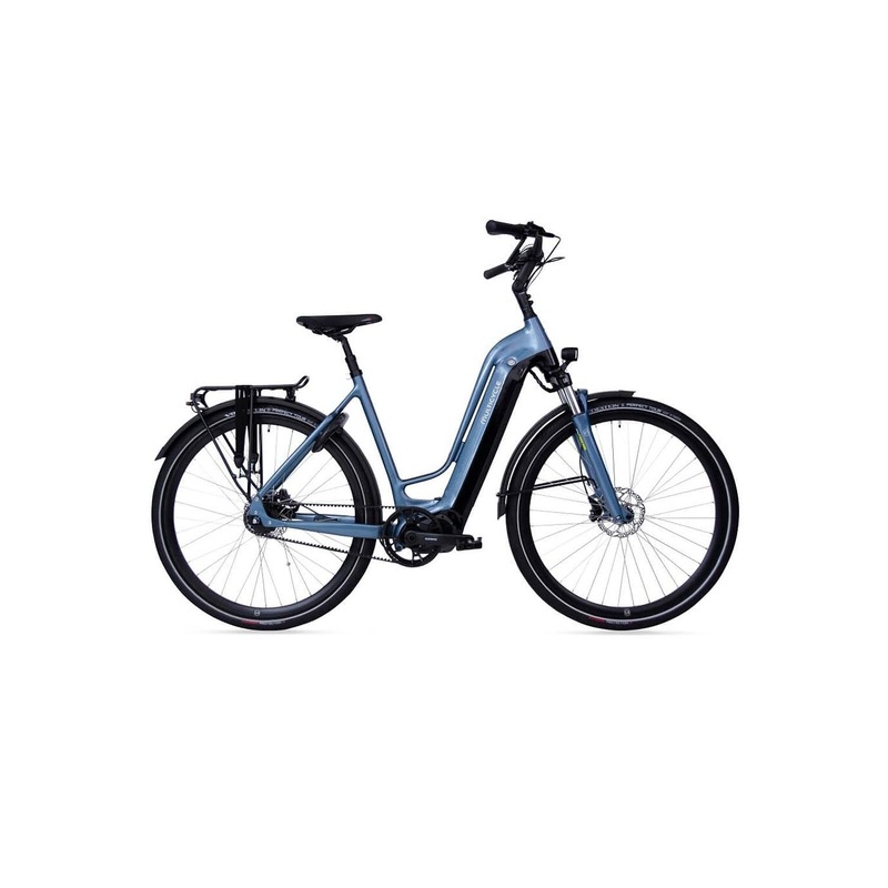 Multicycle Legacy EMB Step Through Electric Hybrid Bike Portofino Blue