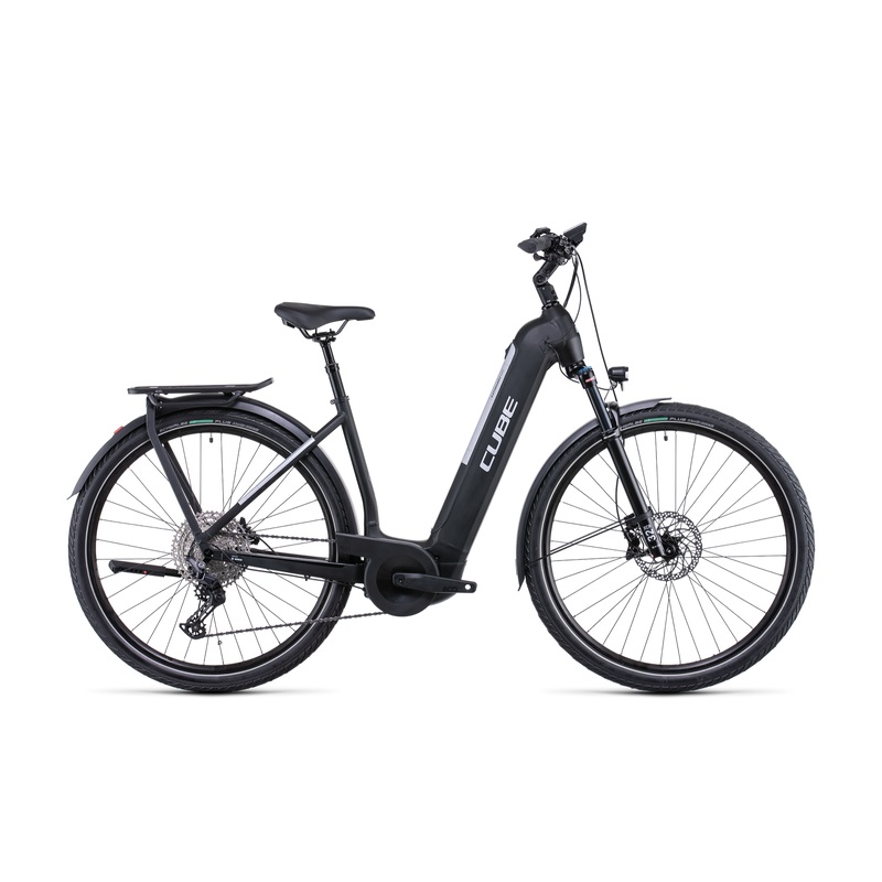 Cube Kathmandu Hybrid EXC 750 EasyEntry Hybrid Bike Black 'n' Silver