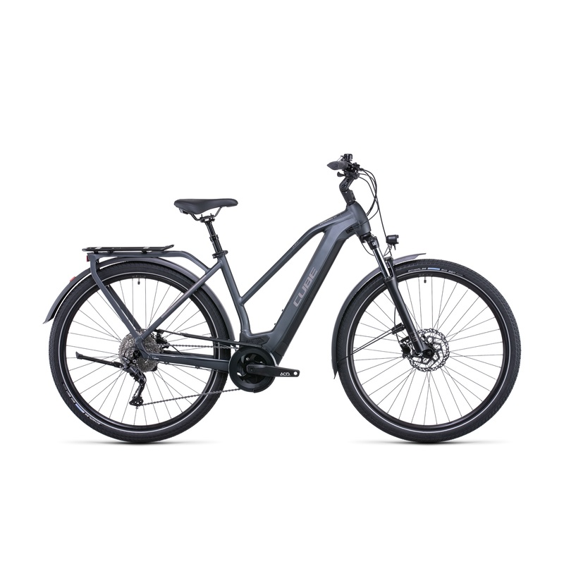Cube Kathmandu Hybrid ONE 500 Trapeze Hybrid Bike Grey 'n' Teak