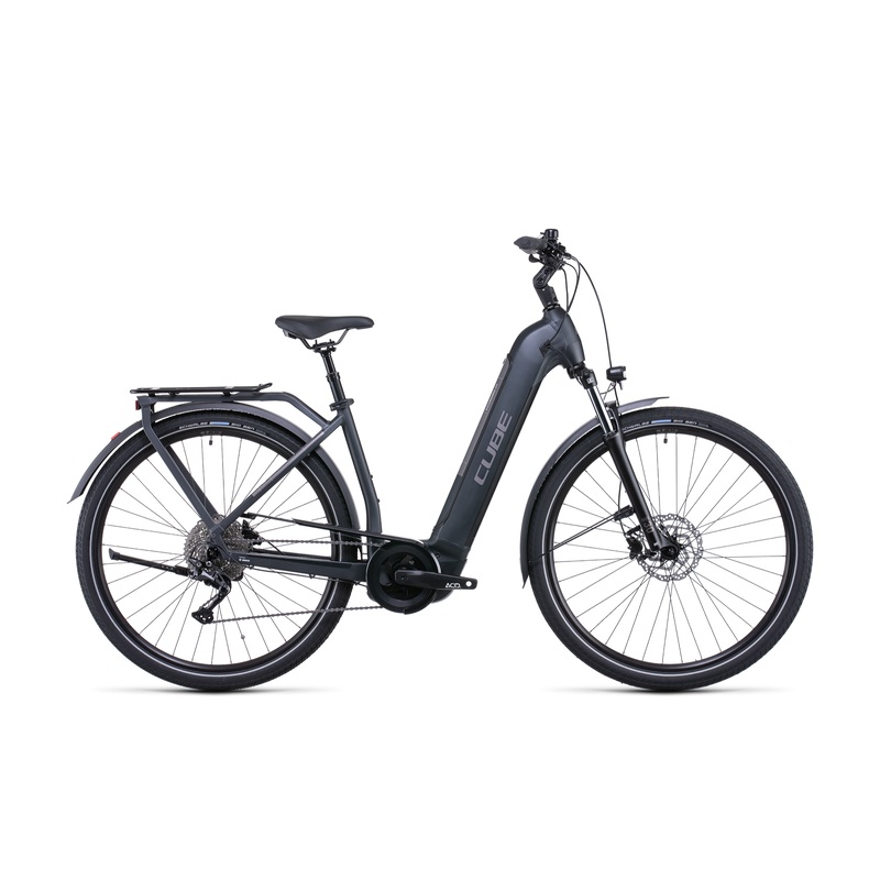 Cube Kathmandu Hybrid ONE 625 EasyEntry Hybrid Bike Grey 'n' Teak