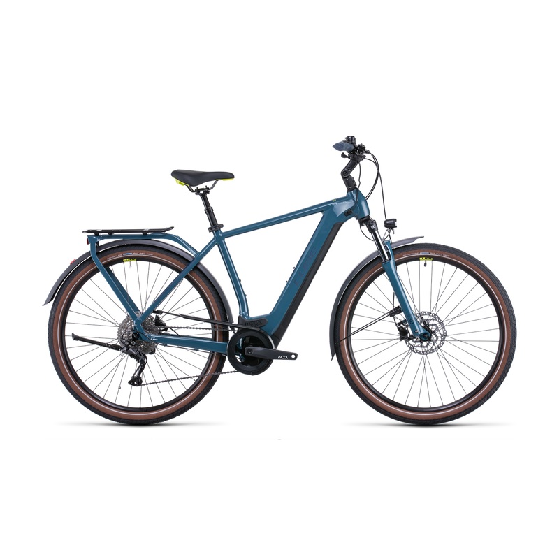 Cube Kathmandu Hybrid ONE 625 Hybrid Bike Teal 'n' Lime