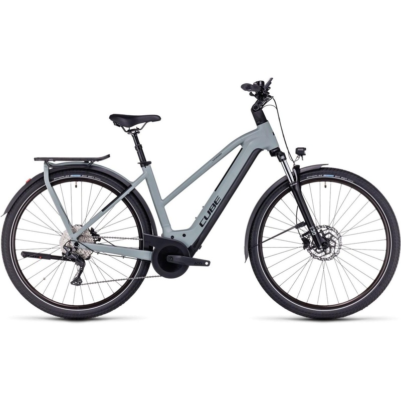 Cube Kathmandu Hybrid ONE 625 Trapeze Electric Hybrid Bike 625Wh Battery Swampgrey'n'Black