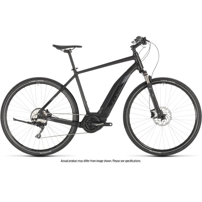 Cube Cross Hybrid EXC 500 E-Hybrid Bike Black/Grey (2019)