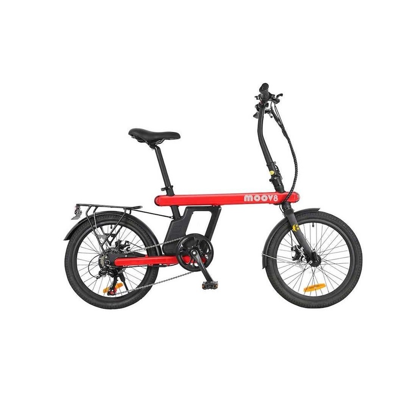 Moov8 X 8.7Ah Compact Electric Bike Red