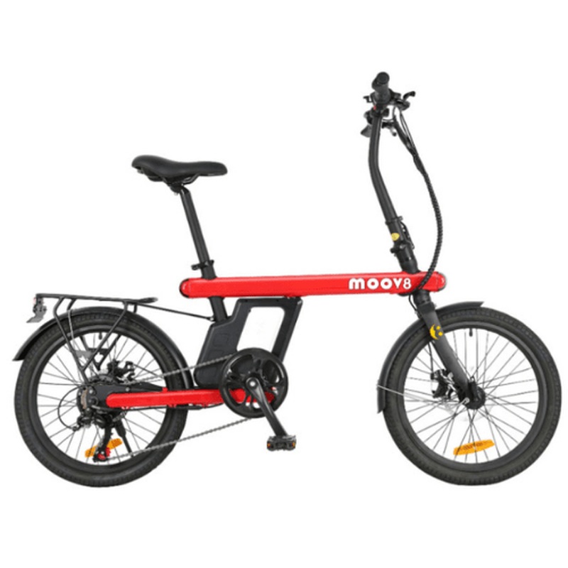 Moov8 X 9.6Ah Compact Electric Bike Red