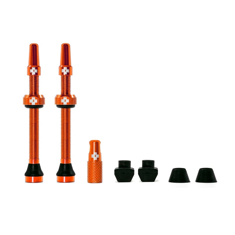 Muc Off Tubeless Valve Kit 60mm Orange
