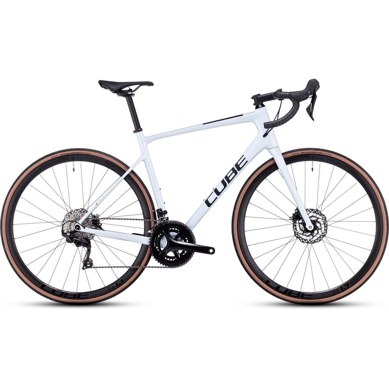 Cube Attain GTC Race Road Bike flashwhite'n'black