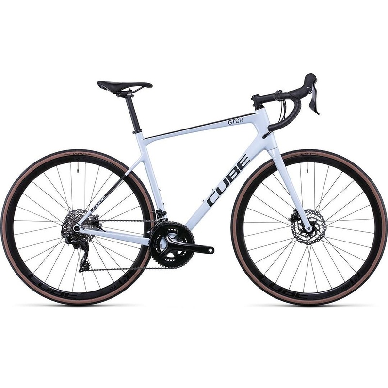 Cube Attain GTC Race Road Bike Frost White 'n' Carbon