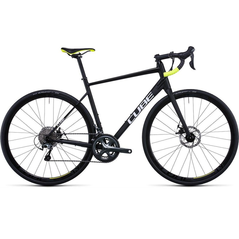 Cube Attain Race Road Bike Black 'n' White