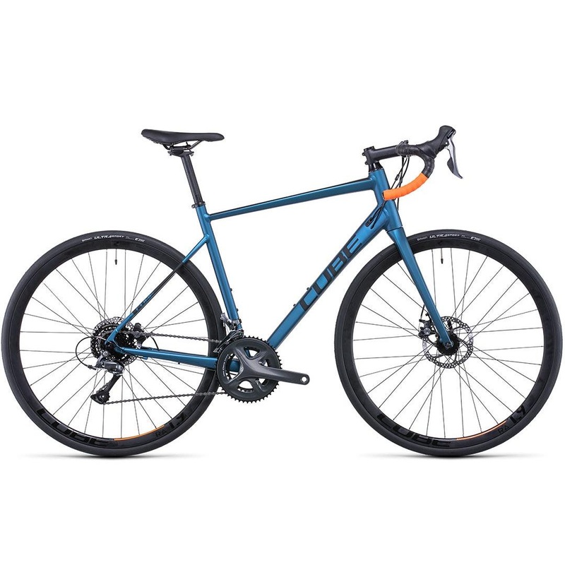 Cube Attain Road Bike Atlantic Blue 'n' Orange