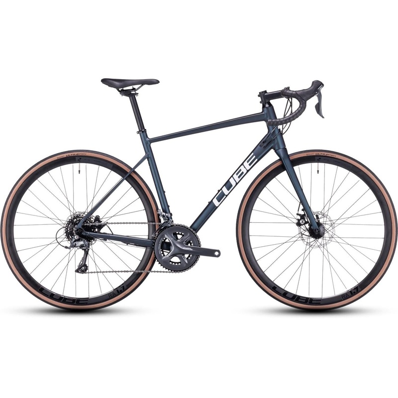 Cube Attain Road Bike deepblue'n'white