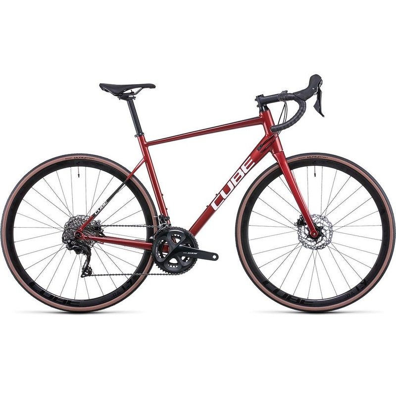 Cube Attain SL Road Bike Red 'n' White