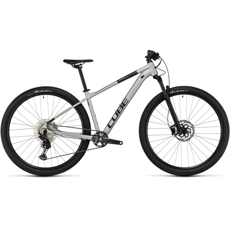 Cube Attention SLX Hardtail Mountain Bike Silver Grey'n'Lime