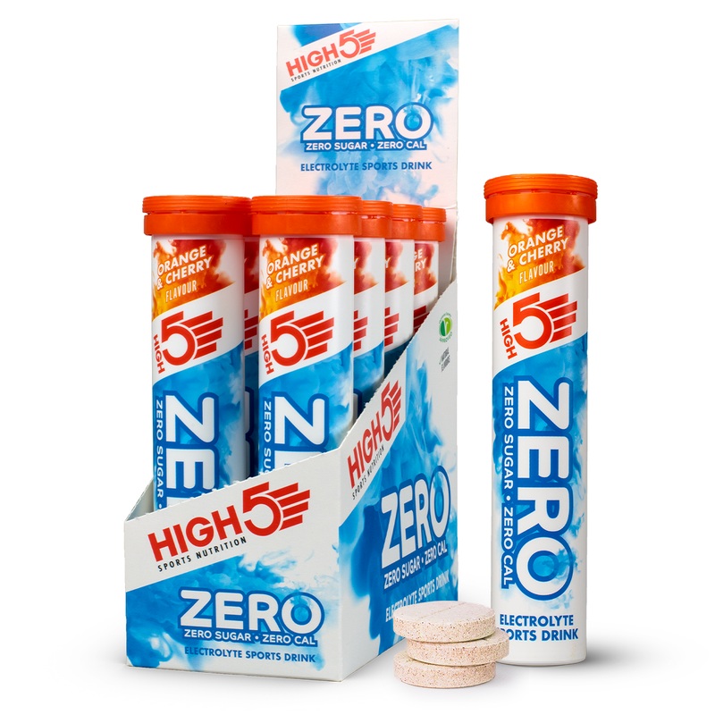 HIGH5 ZERO Tablets Orange & Cherry Box of 8