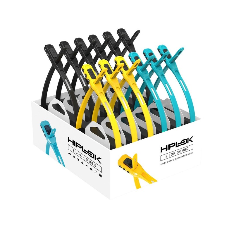 Hiplok Z LOK Combo Lock Pack (12 Units) 3 Colours