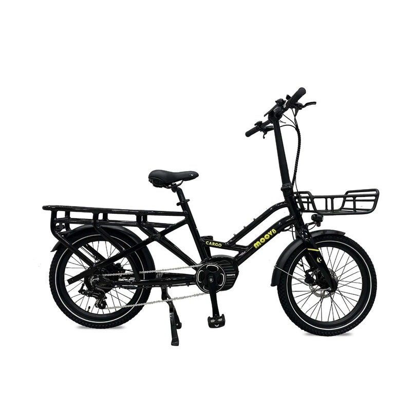 Moov8 Cargo C2 Electric Cargo Bike Black