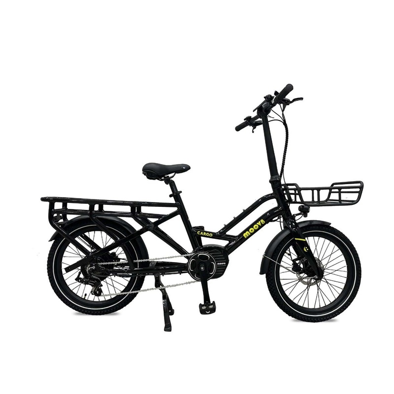Moov8 Cargo C2 Electric Cargo Bike Black (2024)