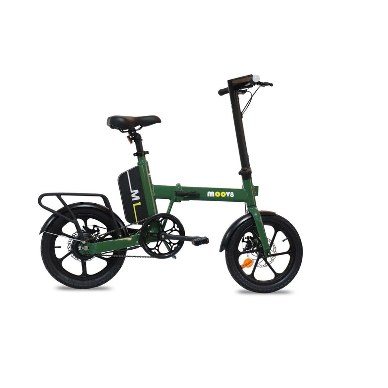 Moov8 M1 Electric Folding Bike Green
