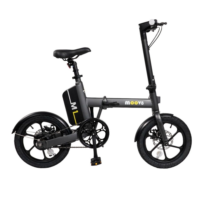 Moov8 M1 Electric Folding Bike Grey
