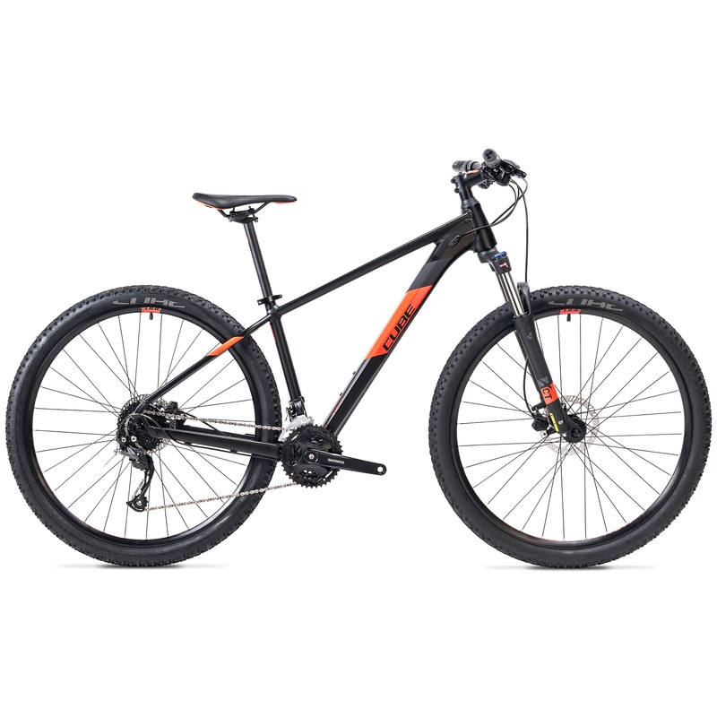 Cube Aim Pro Mountain Bike Black/Orange (2020)
