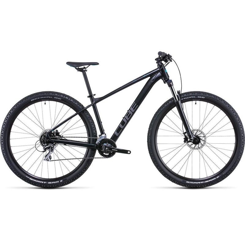 Cube Aim Race Hardtail Mountain Bike Black 'n' Azure
